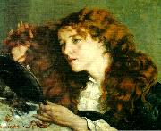 Gustave Courbet den vackra irlandskan Germany oil painting artist